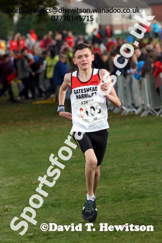 Boys under-13s Northern Cross Country Relays. Photo: David T. Hewitson/Sports for All Pics